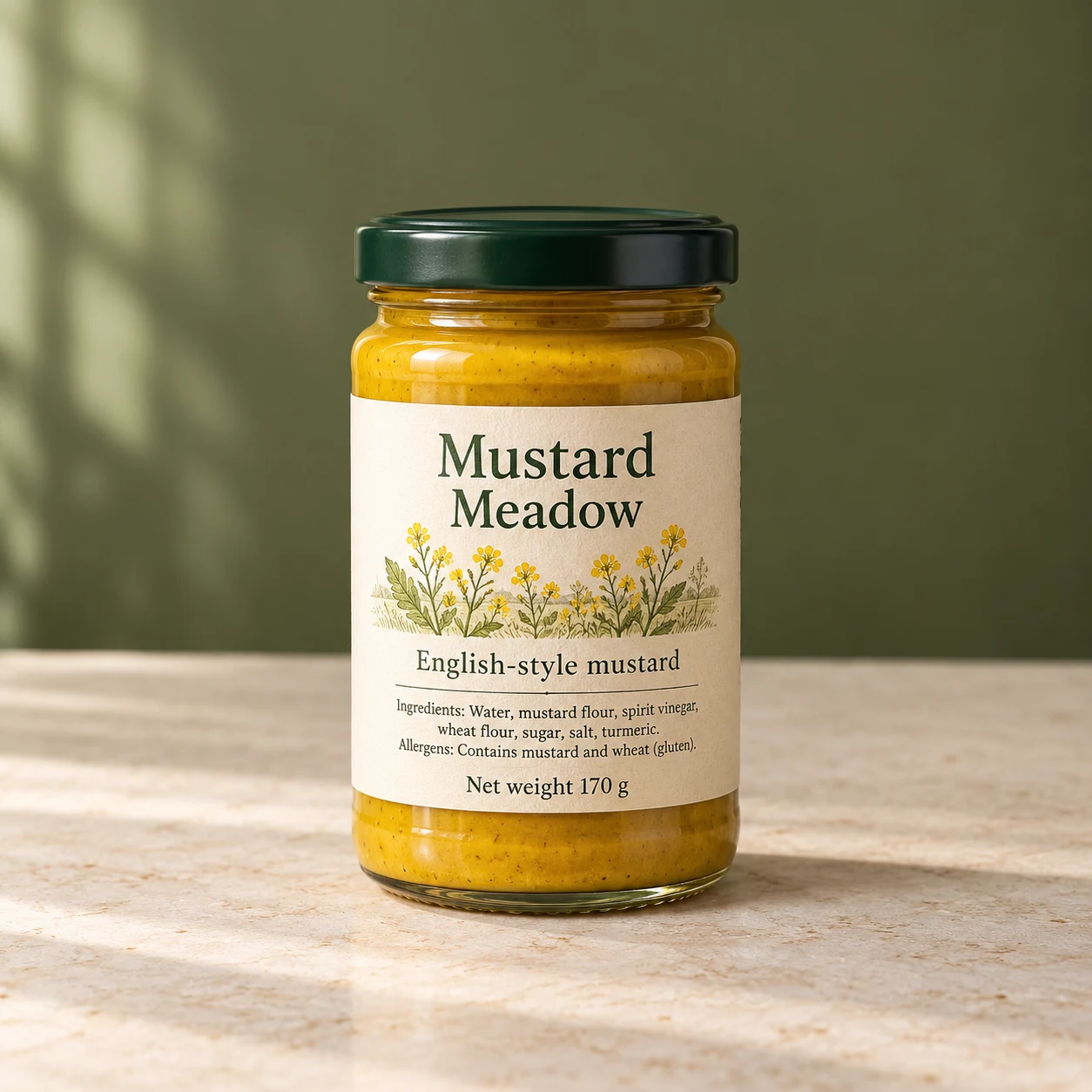 English-style mustard